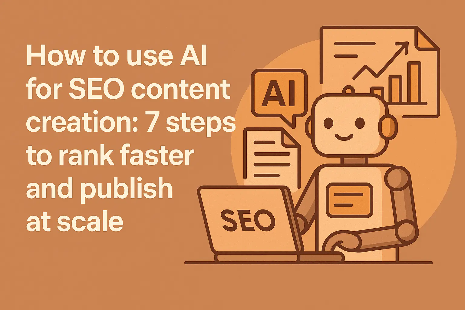 How to use AI for SEO content creation: 7 steps to rank faster and publish at scale