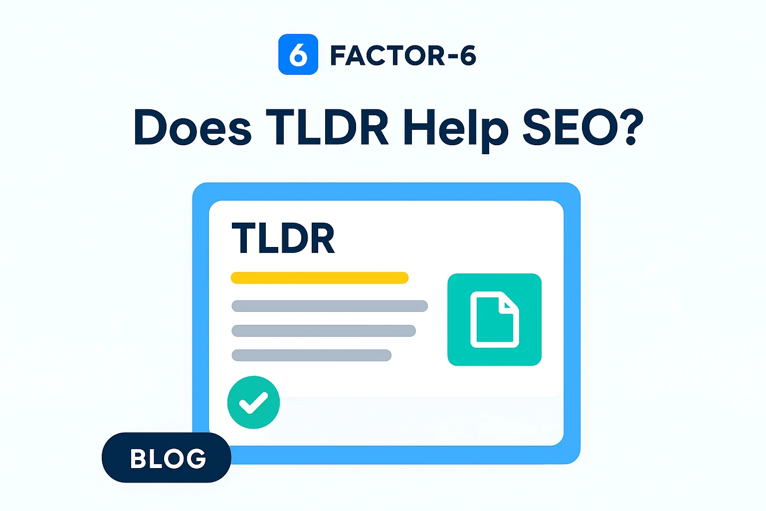 Does TLDR help SEO?
