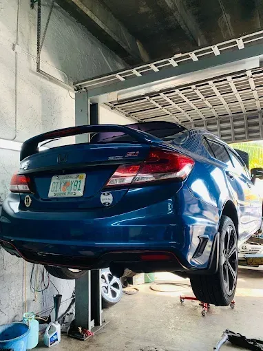 Auto Tech Import branding and signage in Miami