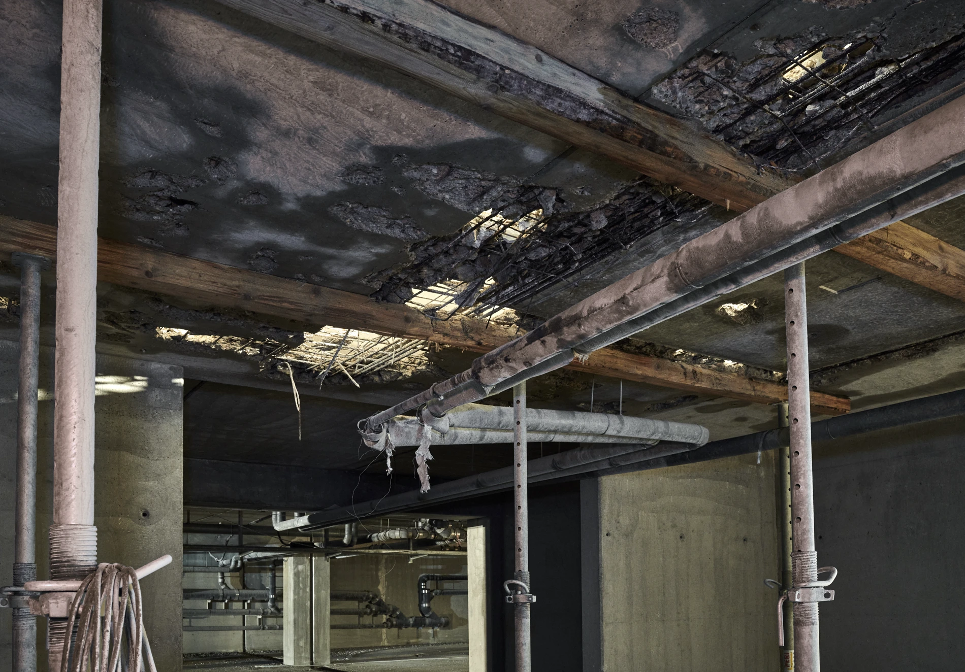 Sanierung einer Tiefgarage an der Kampstraße in Dortmund mit Tragwerksplanung und statischer Beurteilung der Stahlbetonkonstruktion durch Wehlmann Ingenieure im Auftrag des Spar- und Bauvereins eG Dortmund