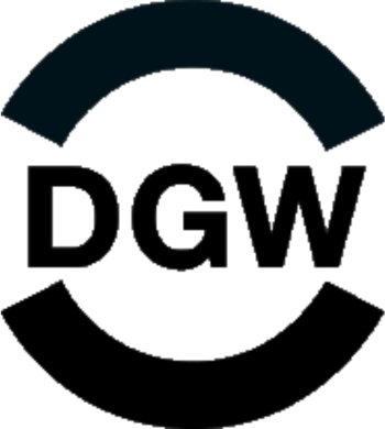 Logo der Deutschen Gasrußwerke, für die Wehlmann Ingenieure die Tragwerksplanung und statische Berechnungen durchgeführt haben.