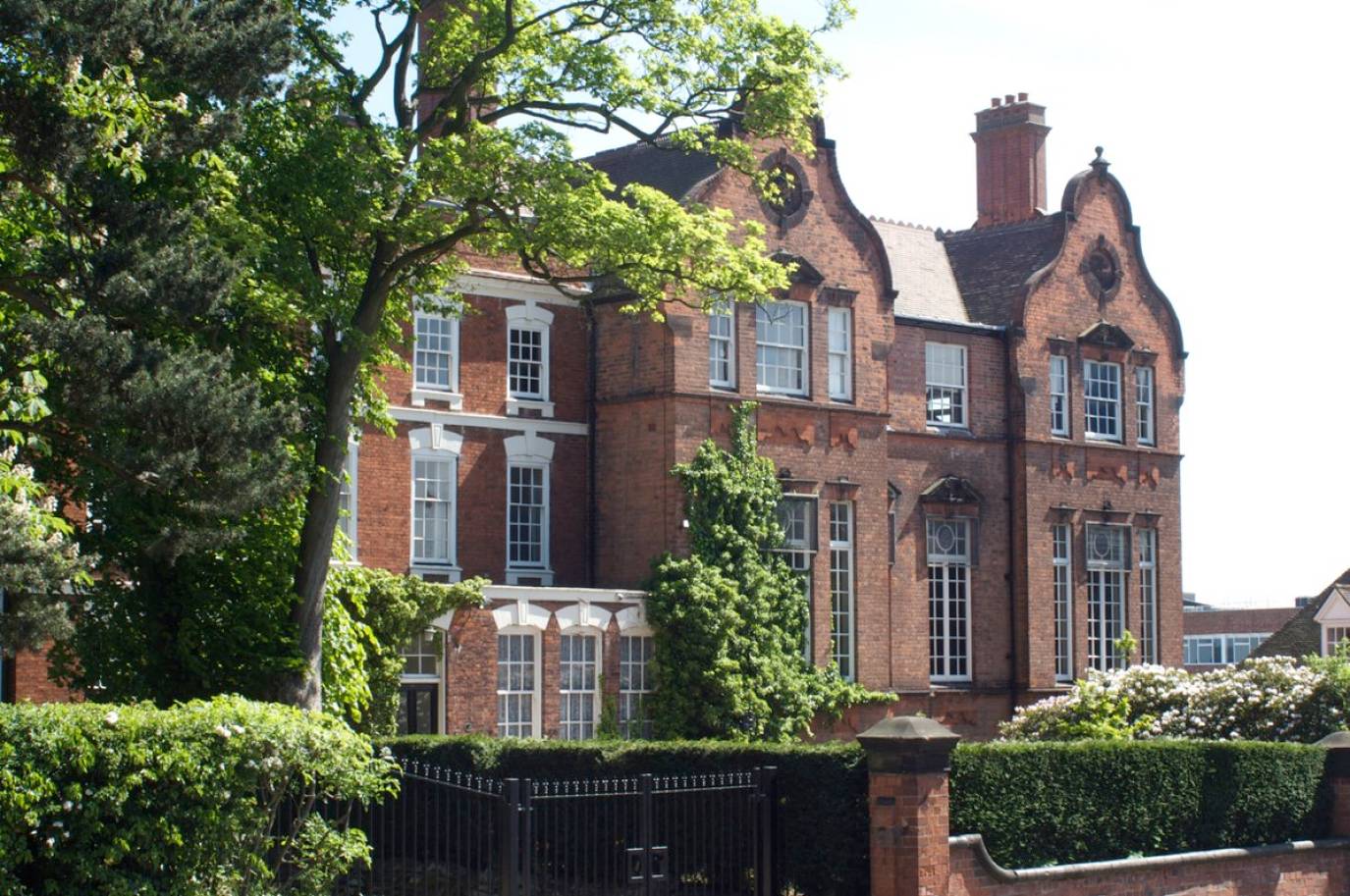 View of the main building at Bishop Vesey's Grammar School