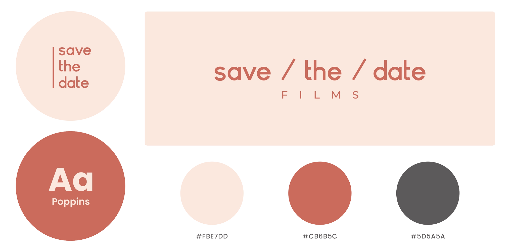 Save The Date Films Branding & Visual Identity