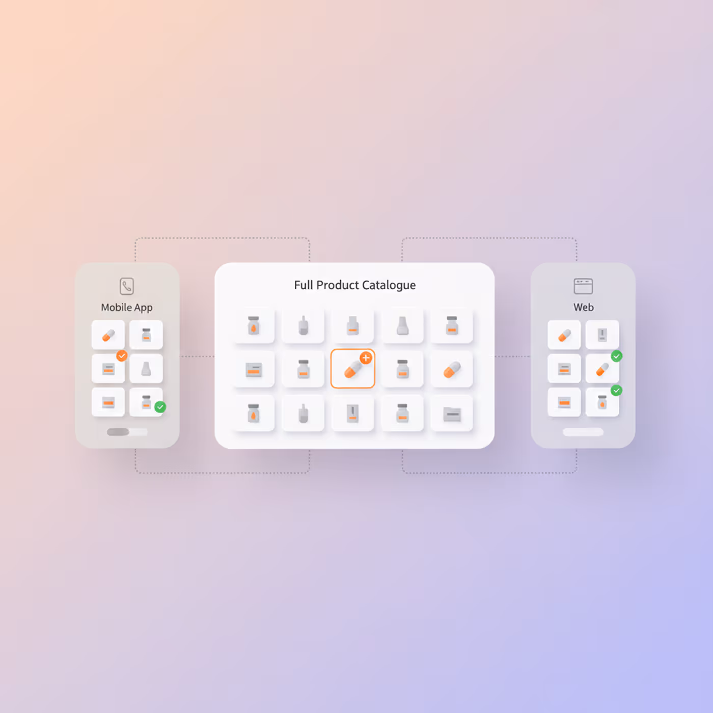 App + web ordering with your full catalogue