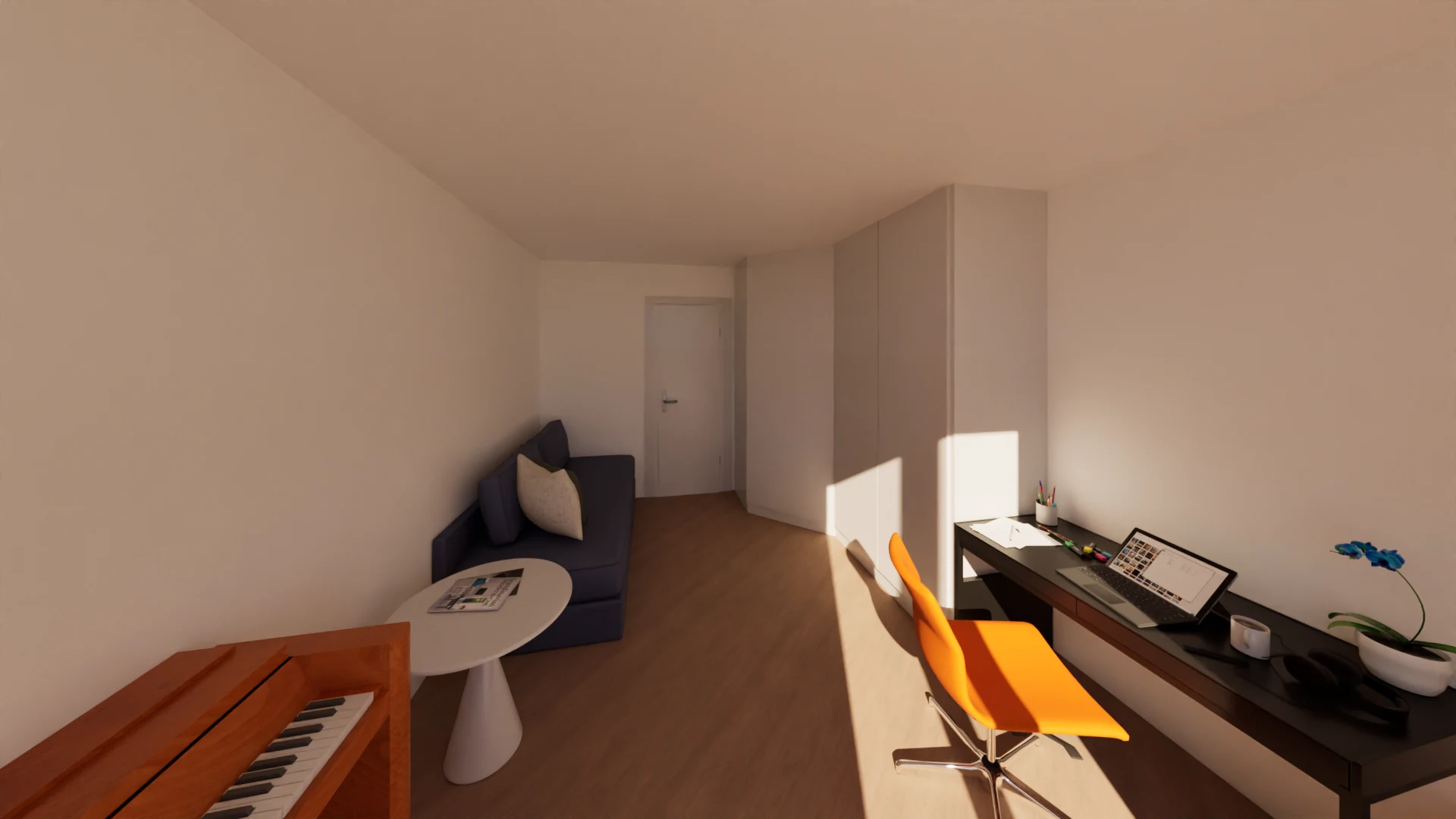 Guest room · A multifunctional space