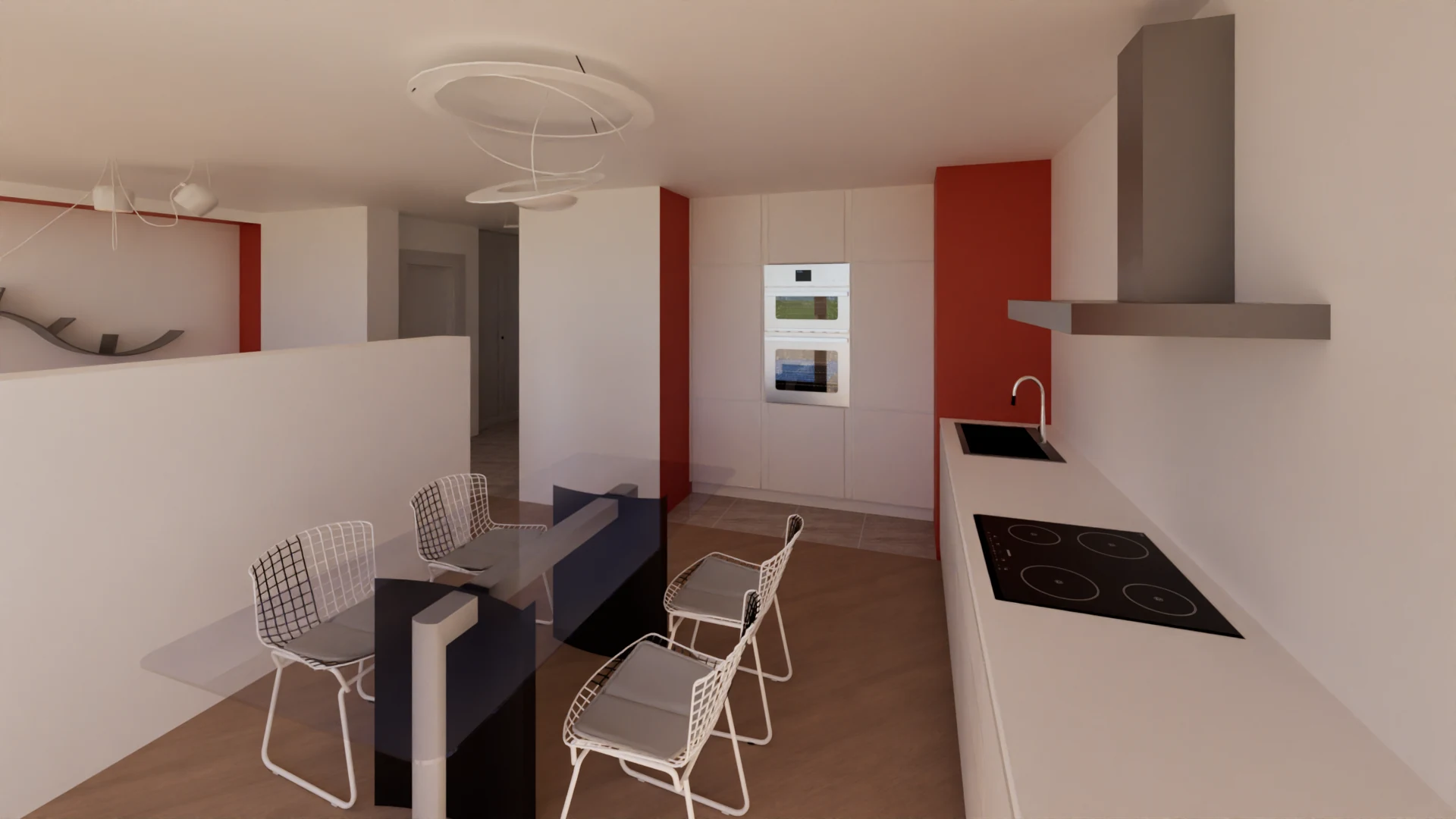 Kitchen · Materials and layout