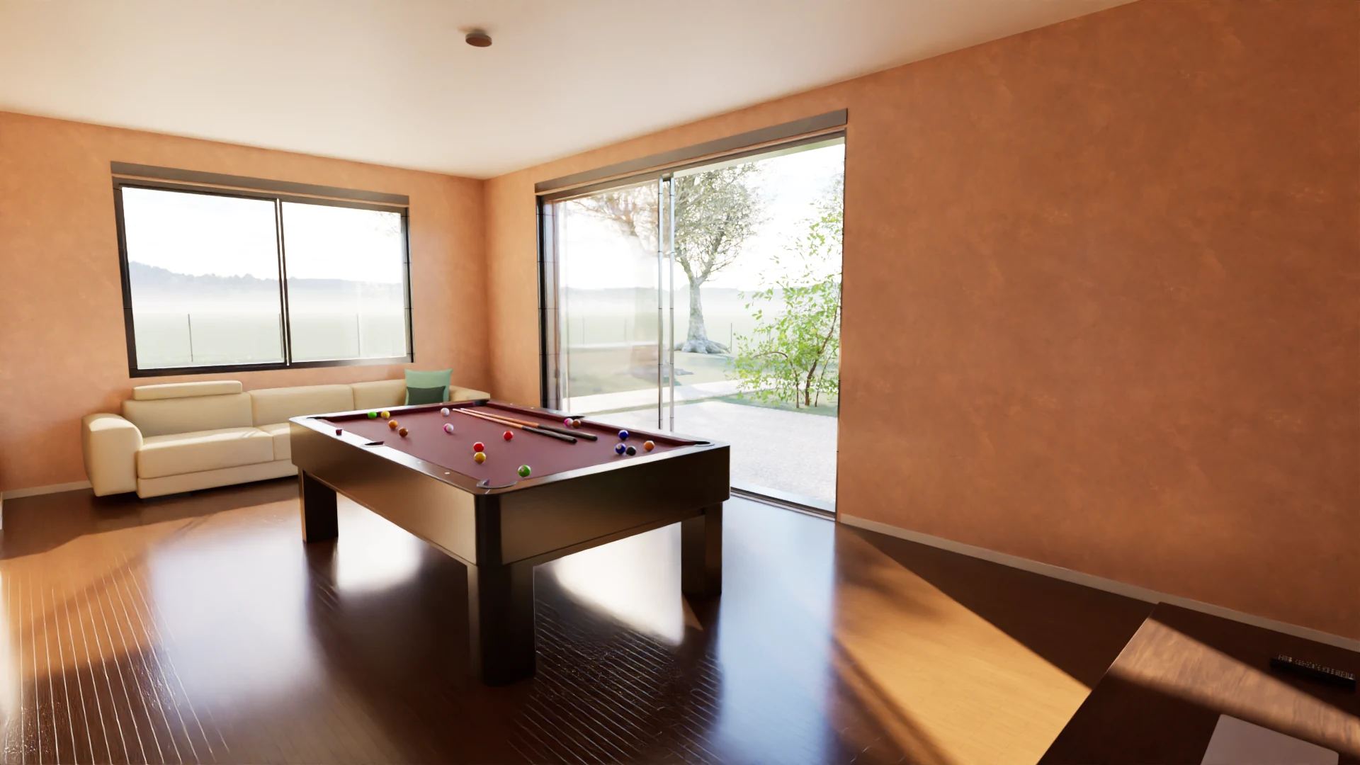Billiards room