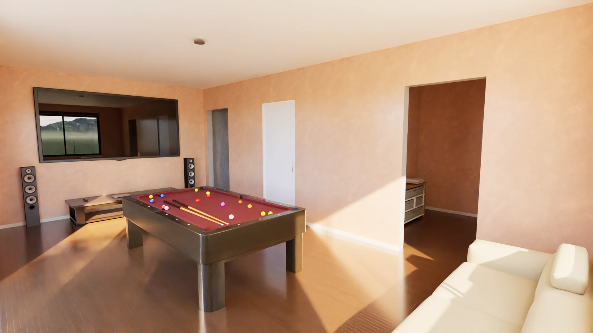 Billiards room · Second viewpoint