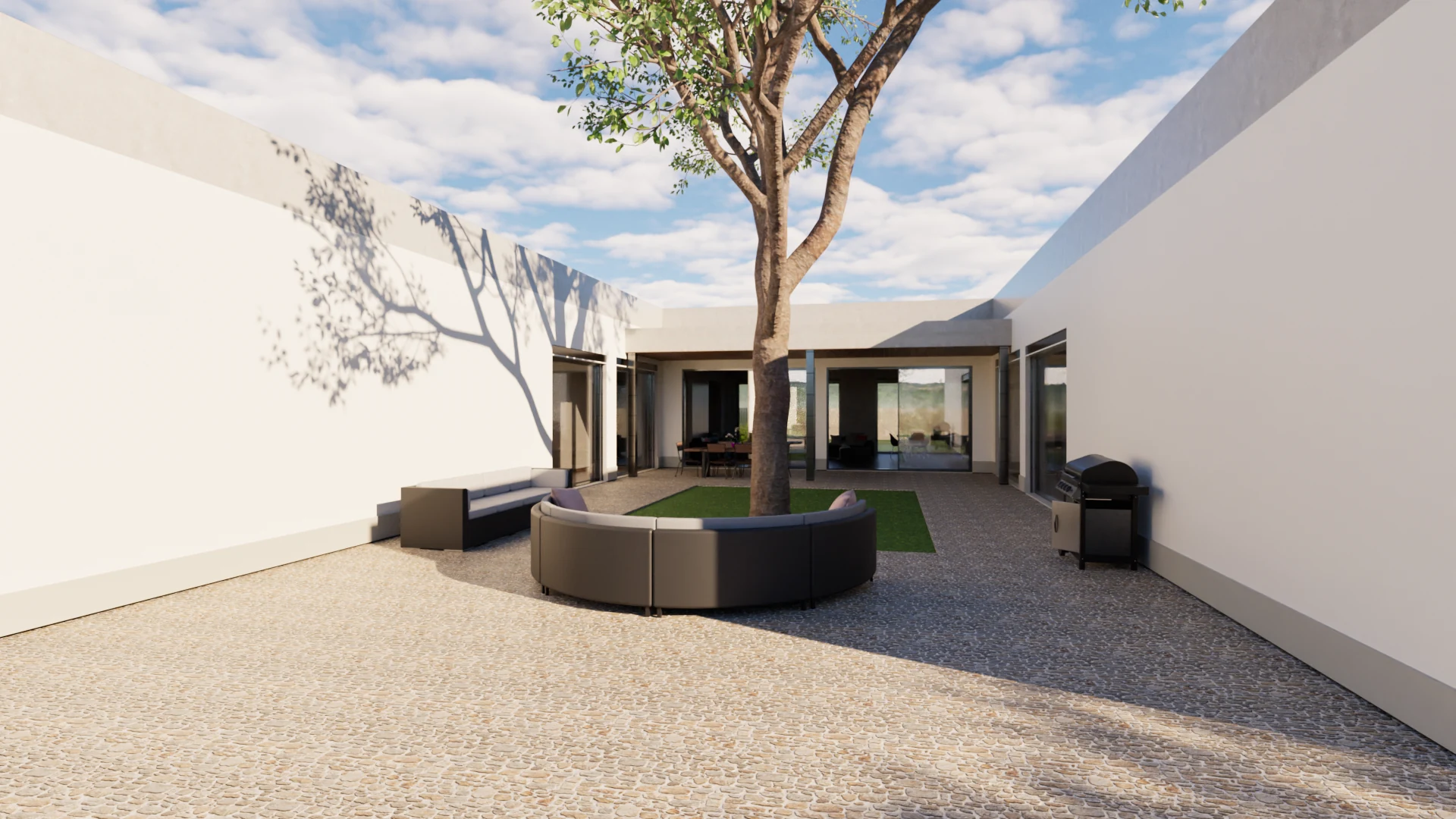 Central courtyard