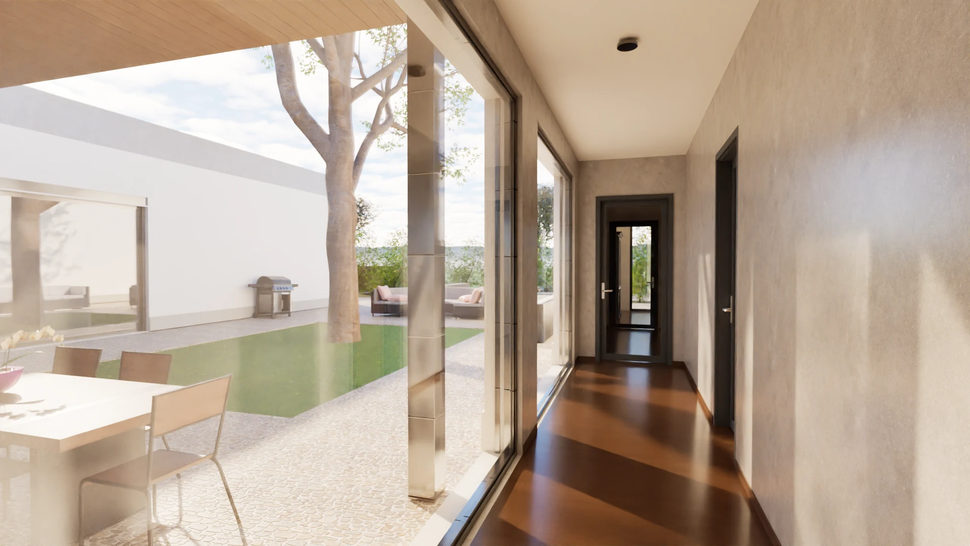 Contemporary villa · Rendering