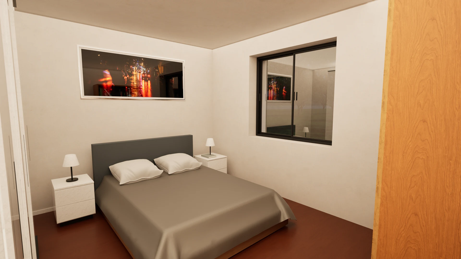 Bedroom · Entrance view