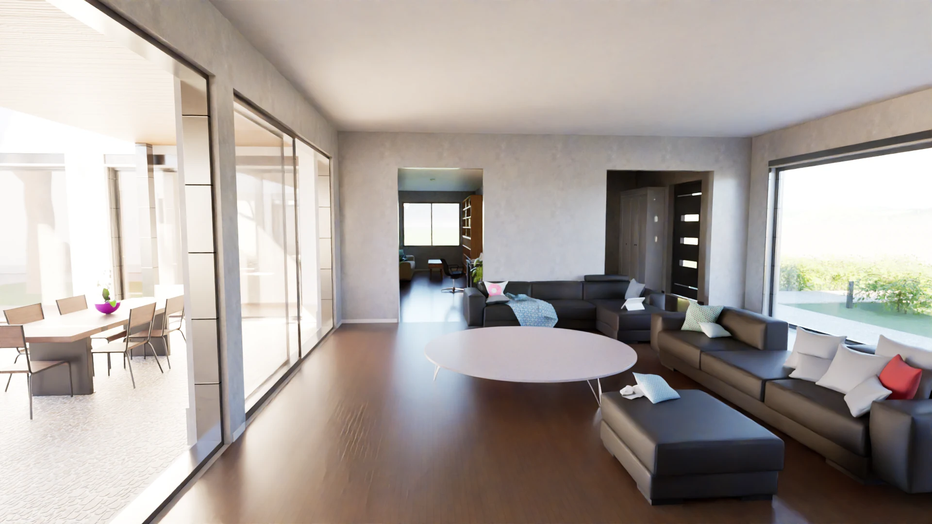 Contemporary villa · Rendering