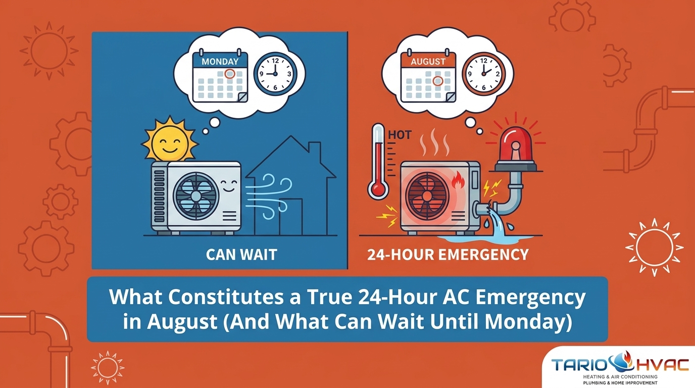 What Constitutes a True 24-Hour AC Emergency in August (And What Can Wait Until Monday)
