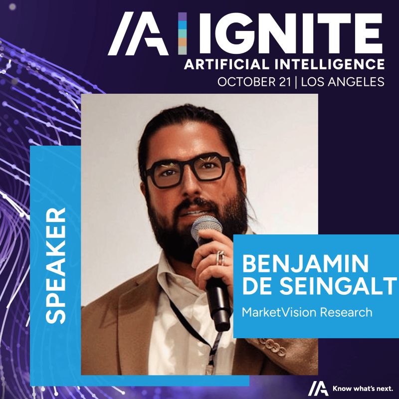 A picture of Benjamin De Seingalt, Esq, who will be speaking at the AI Ignite conference