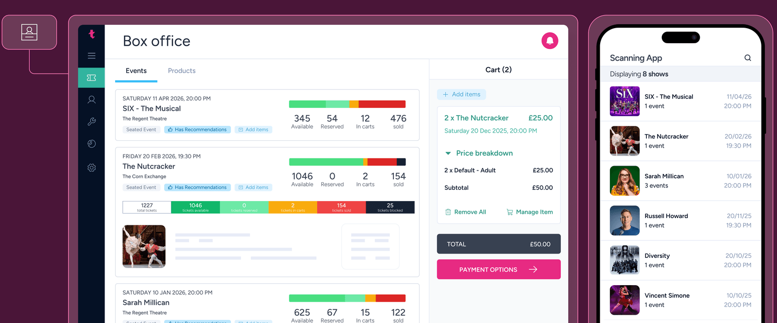 Box Office - Core Features | Ticketsolve