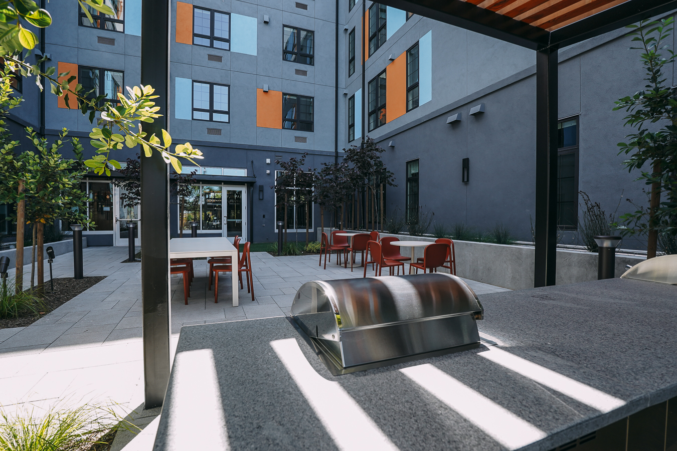 Exterior seating area