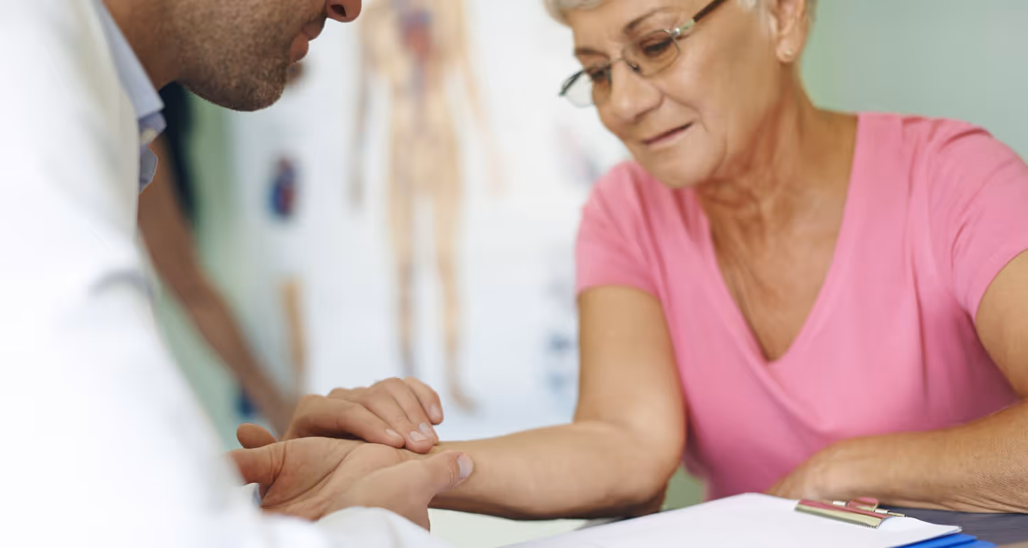 Patient receiving personalized care during a medical consultation, representing concierge healthcare services and the best primary care doctor in Great Neck.