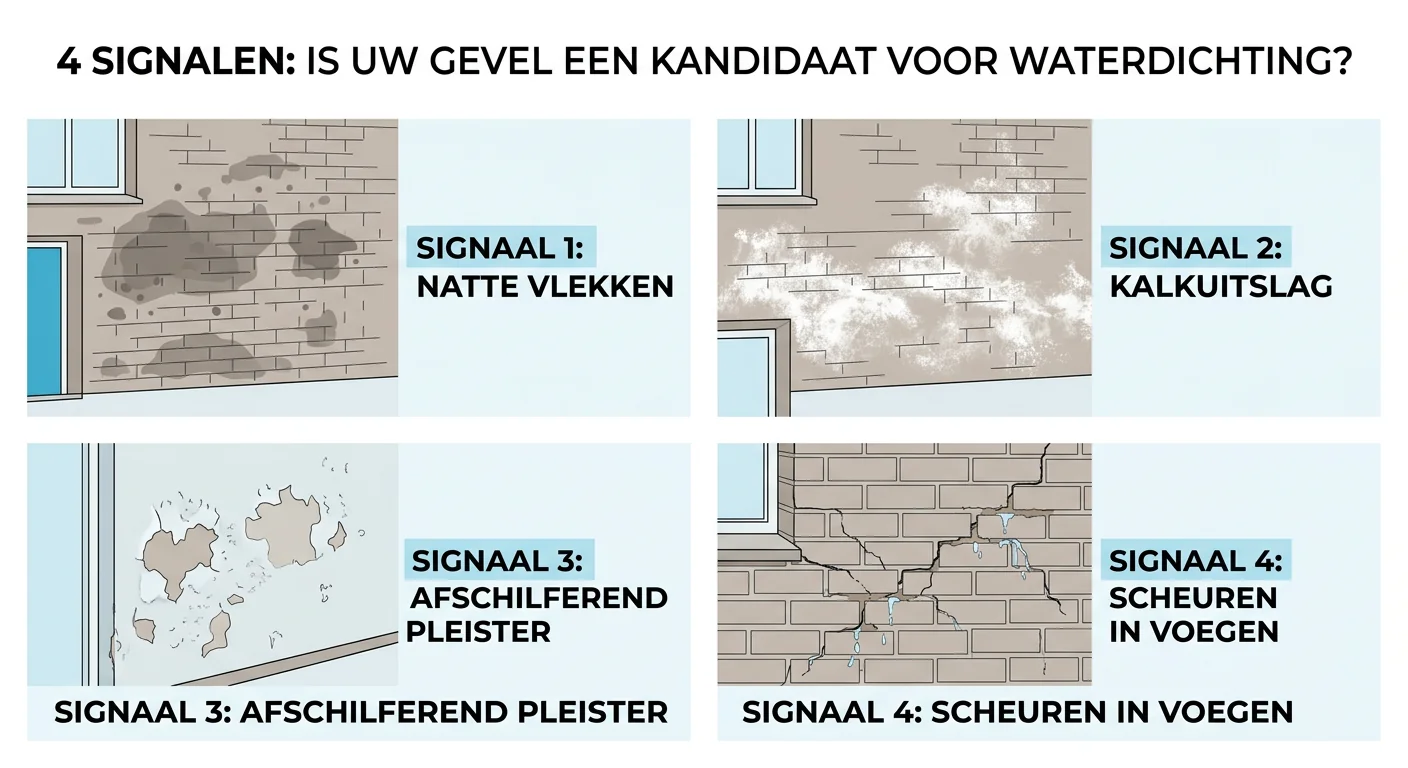 gevel waterdicht maken checklist diagnose