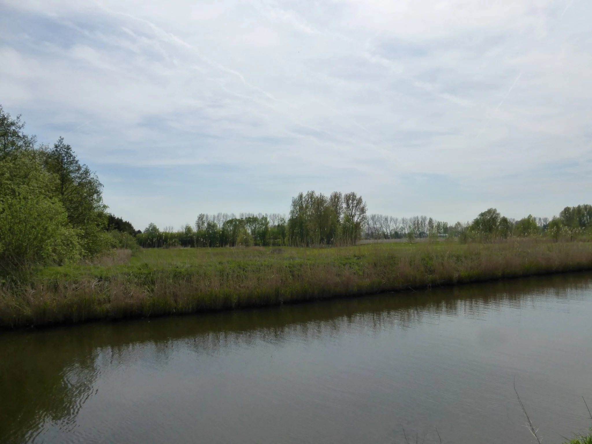 De Moervaart en de waterverzadigde meersen in Sinaai (Sint-Niklaas)