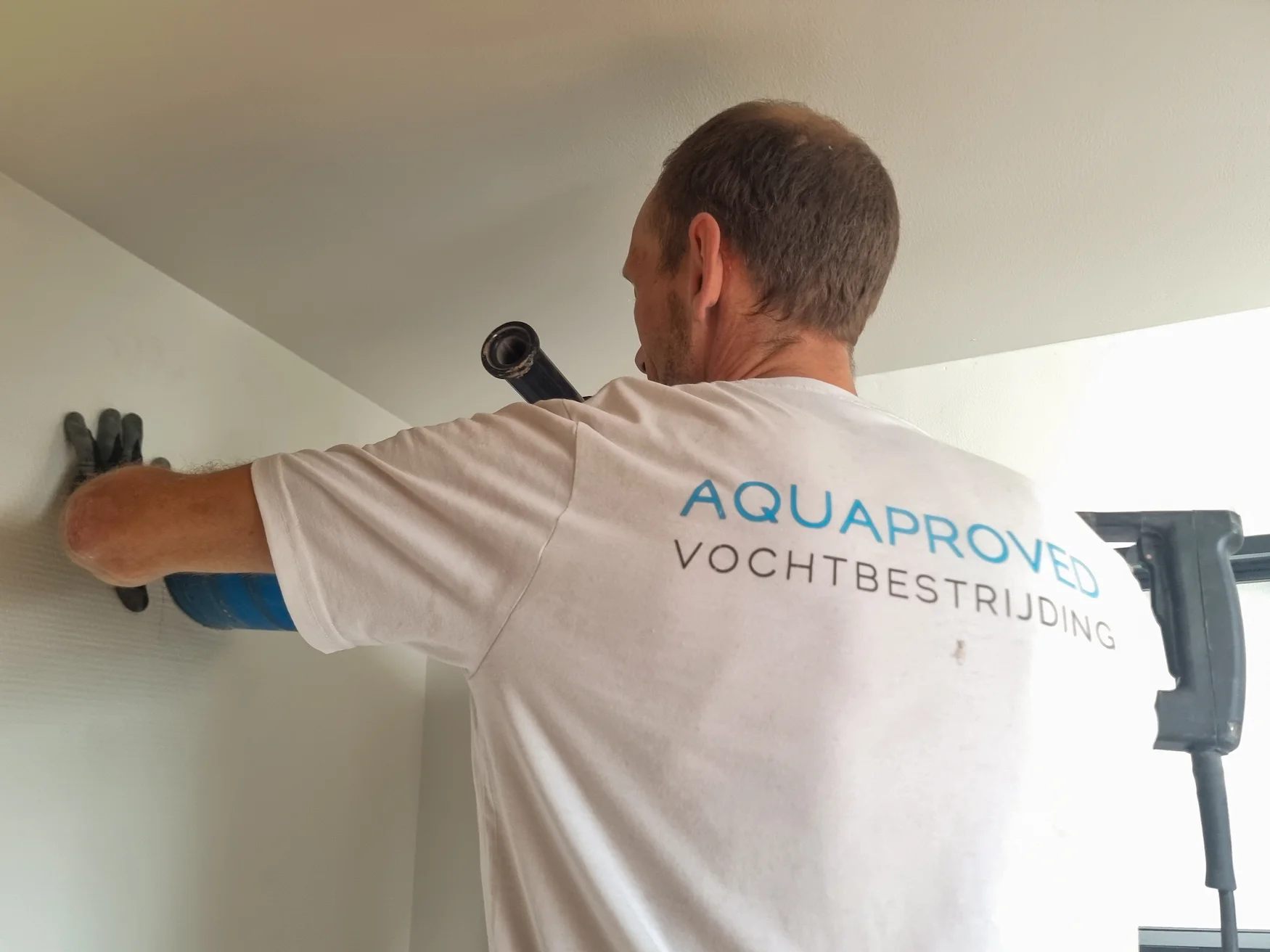 Boring voor een ventilatiesysteem tegen condensatie