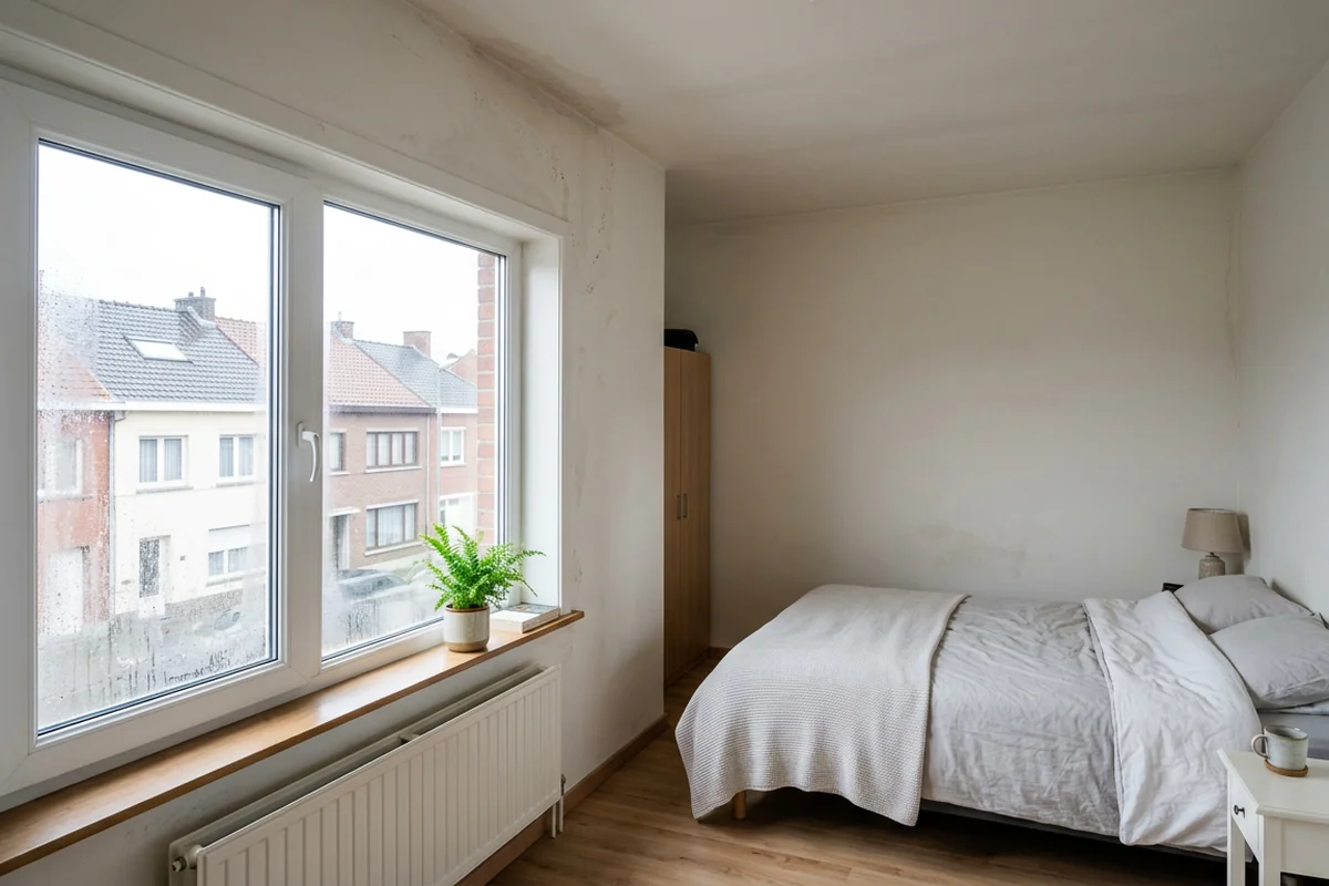 AQUAPROVED vochtbestrijding: schimmel op de muur