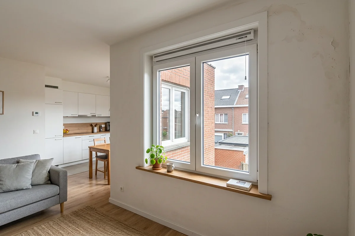 ventilatiesysteem C toevoerrooster zelfregelend renovatie