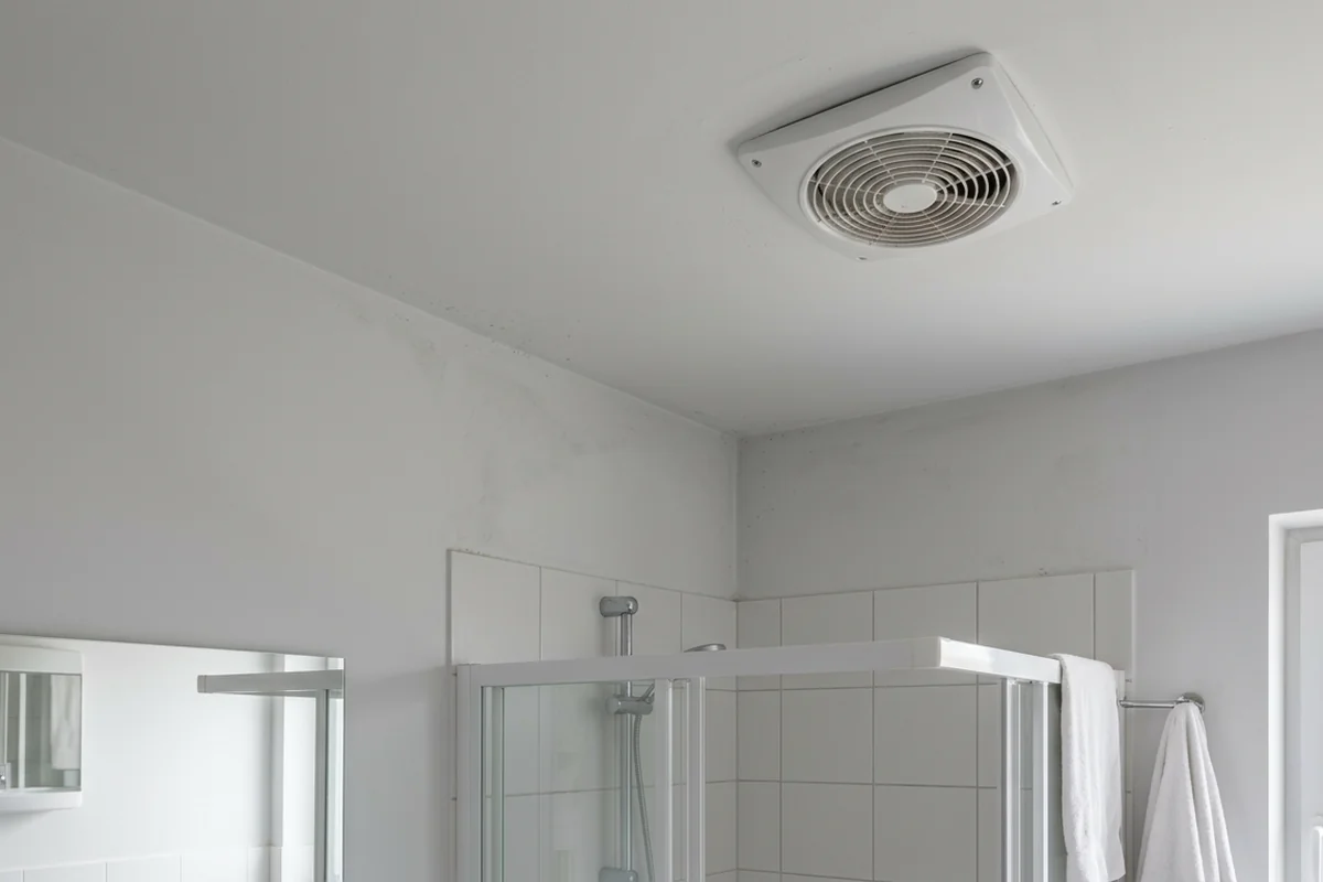 mechanische afzuiging badkamer ventilator plafondmontage