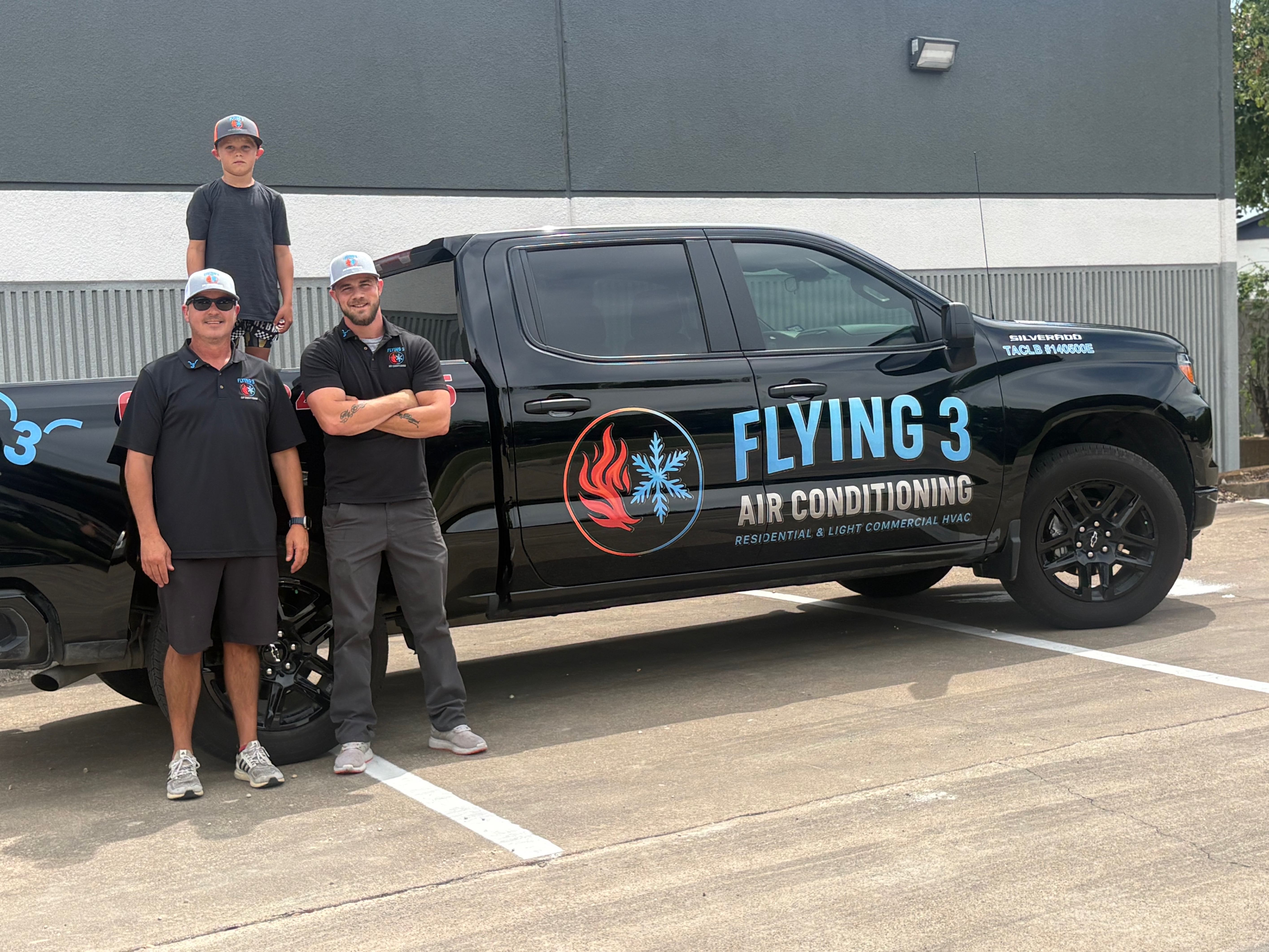 hvac company van in benbrook