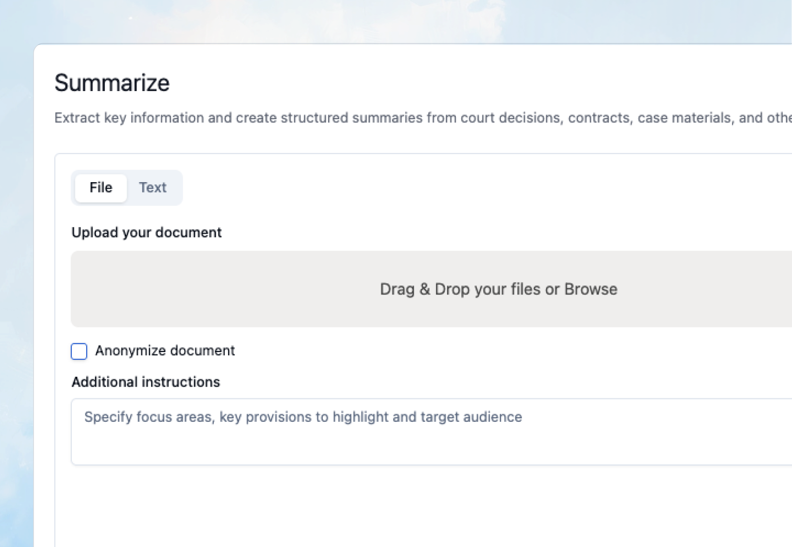 How to Use Summarize