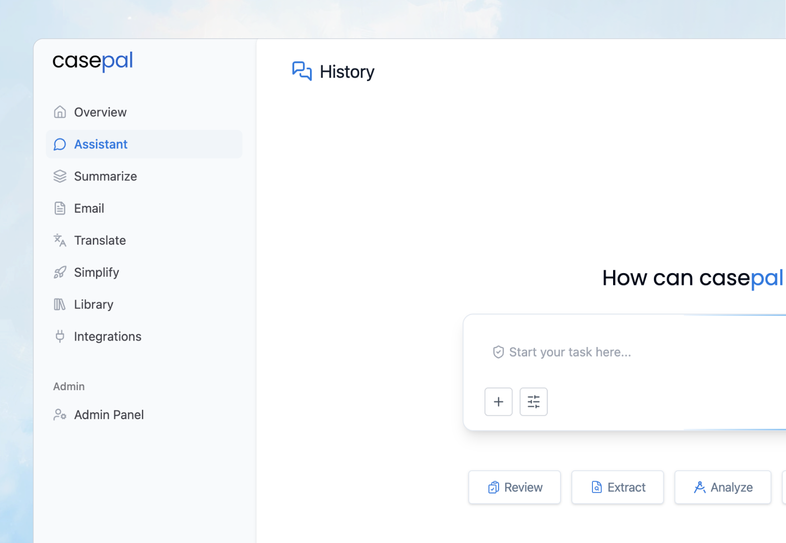 When to Use the Assistant