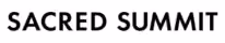 Text logo reading 'SACRED SUMMIT' in bold uppercase letters.
