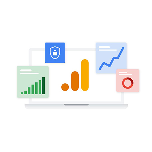 Icon showing analytics icons