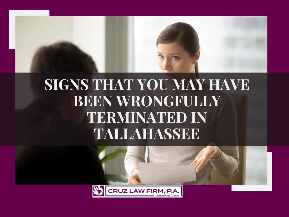 Wrongfully Terminated in Tallahassee