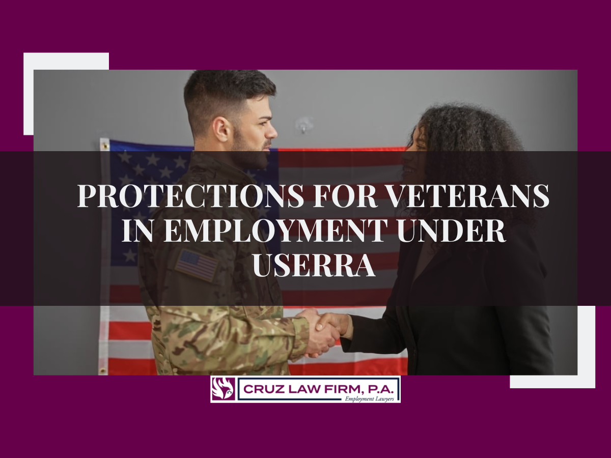A man in military uniform shaking hands with a woman in an office, with the us flag in the background.
