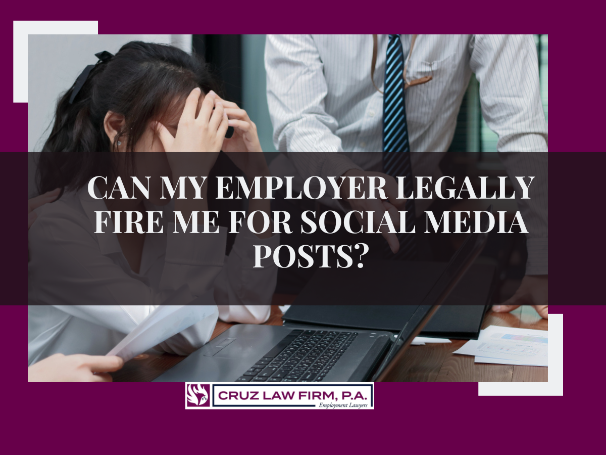 fired from social media post