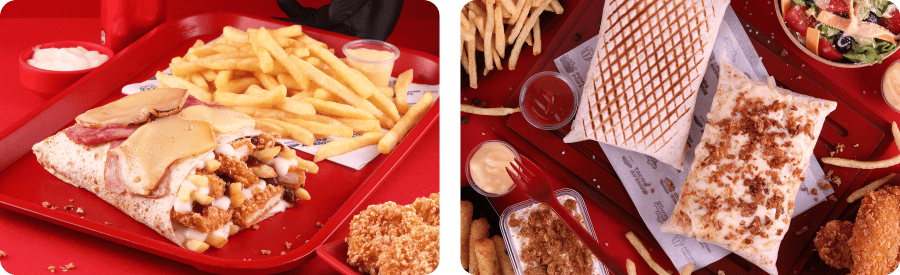 Généreux tacos avec une belle portion de frite chez Tacos Avenue