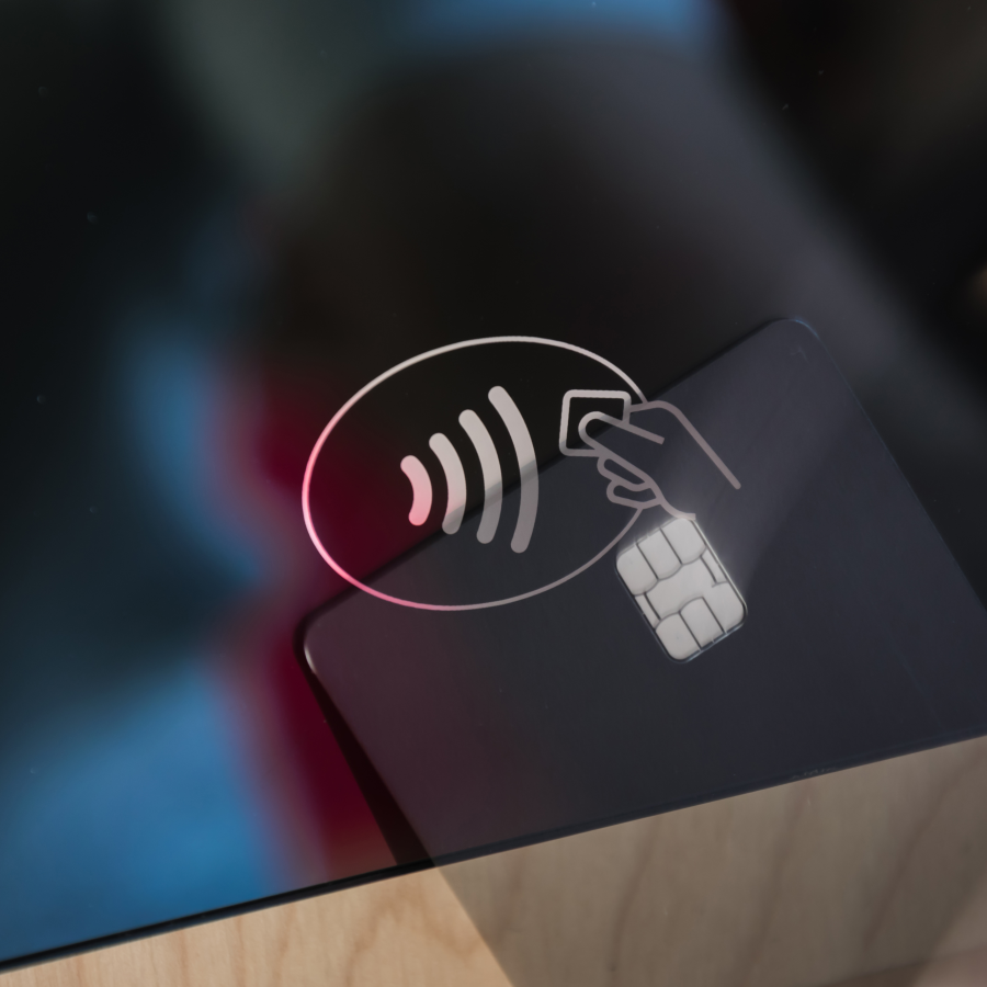 Paiement sans contact sur une borne de commande