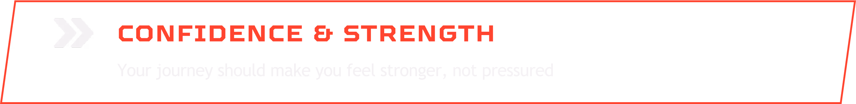 Confidence & Strength