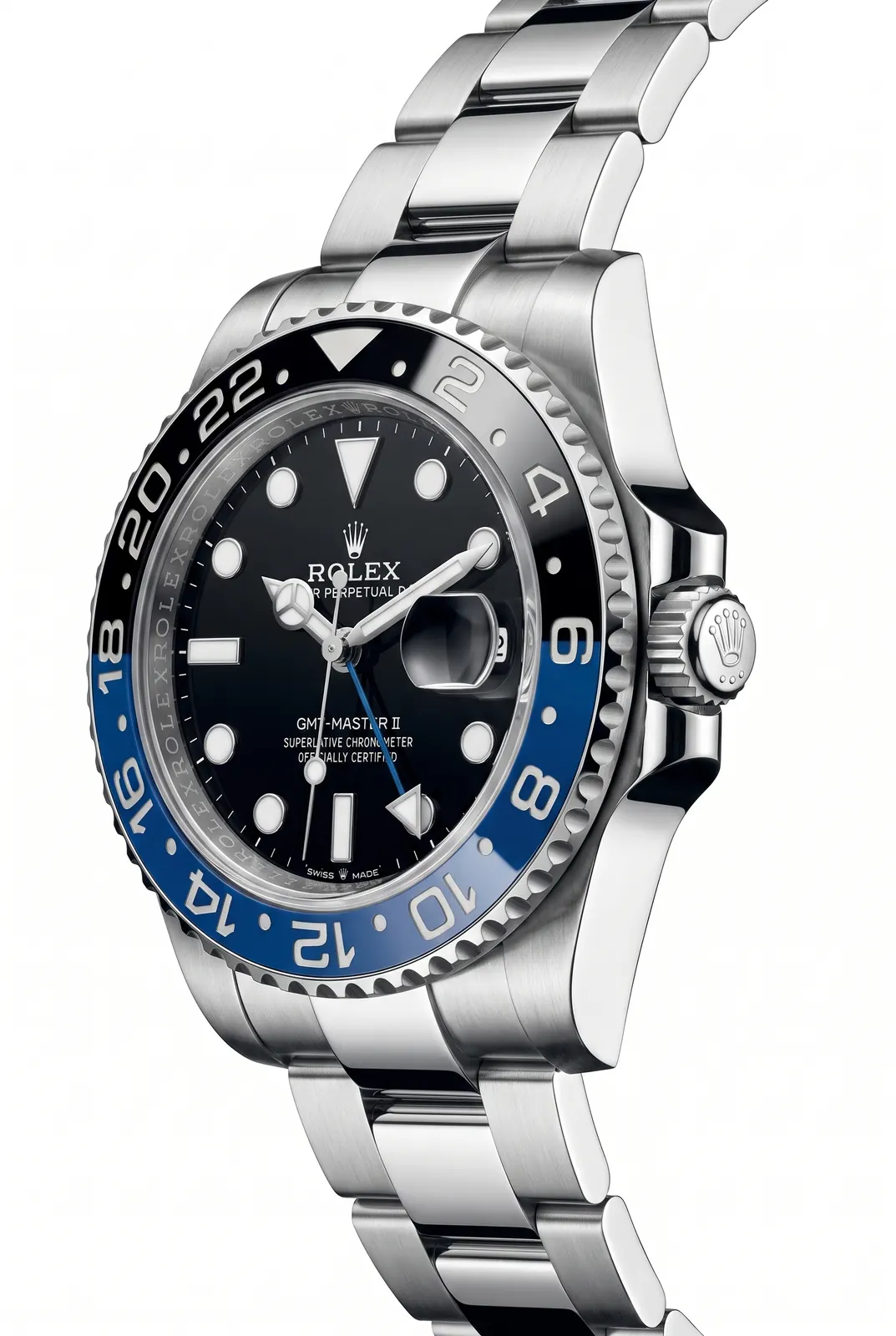 Rolex GMT-Master II 116710BLNR acero con dial negro y bisel azul/negro, brazalete Oyster, relojería de alta gama en Argentina