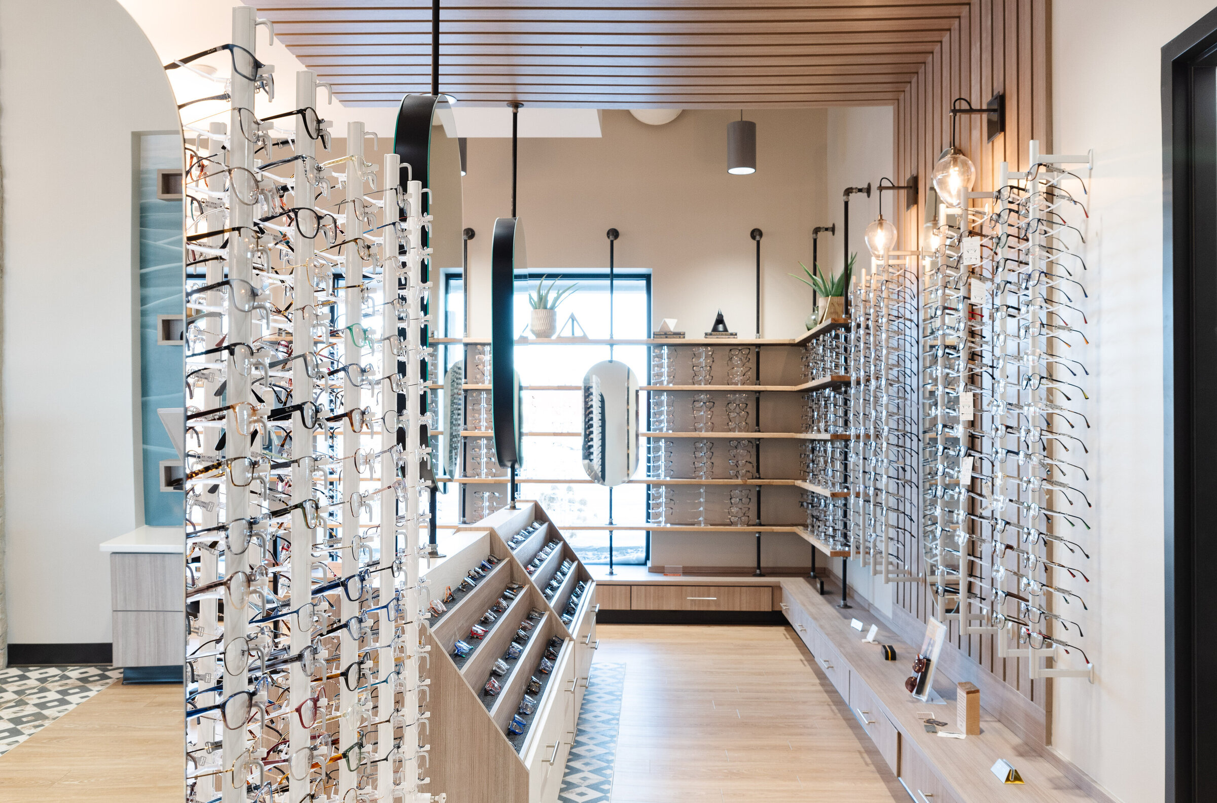 Office Interior Design Idea #1 - the Eye Care West in Omaha, designed by The Hive Interior Design Omaha Nebraska - Rodan Cleaners of Des Moines