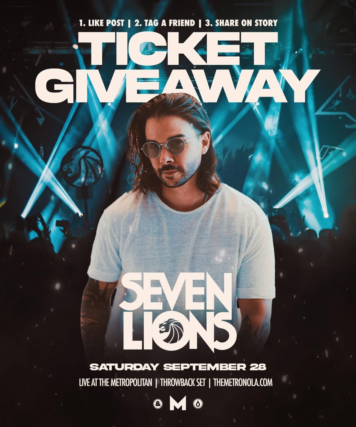 Seven Lions ticket giveaway event flyer