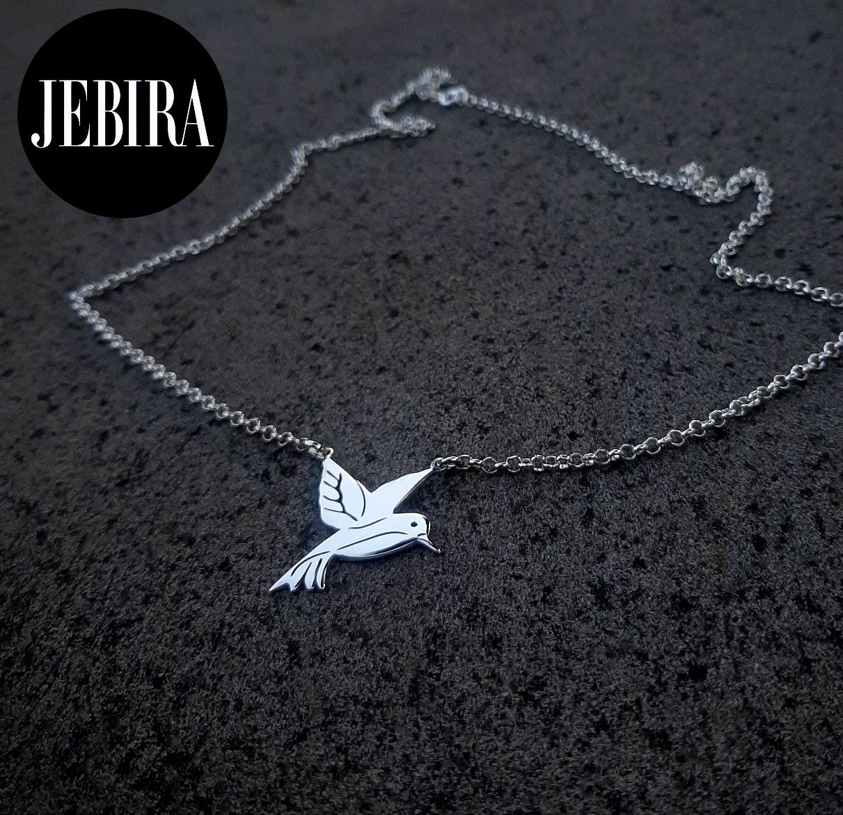 ვერცხლის სამკაული, ვერცხლის ყელსაბამი, კულონი მტრედის გამოსახულებით