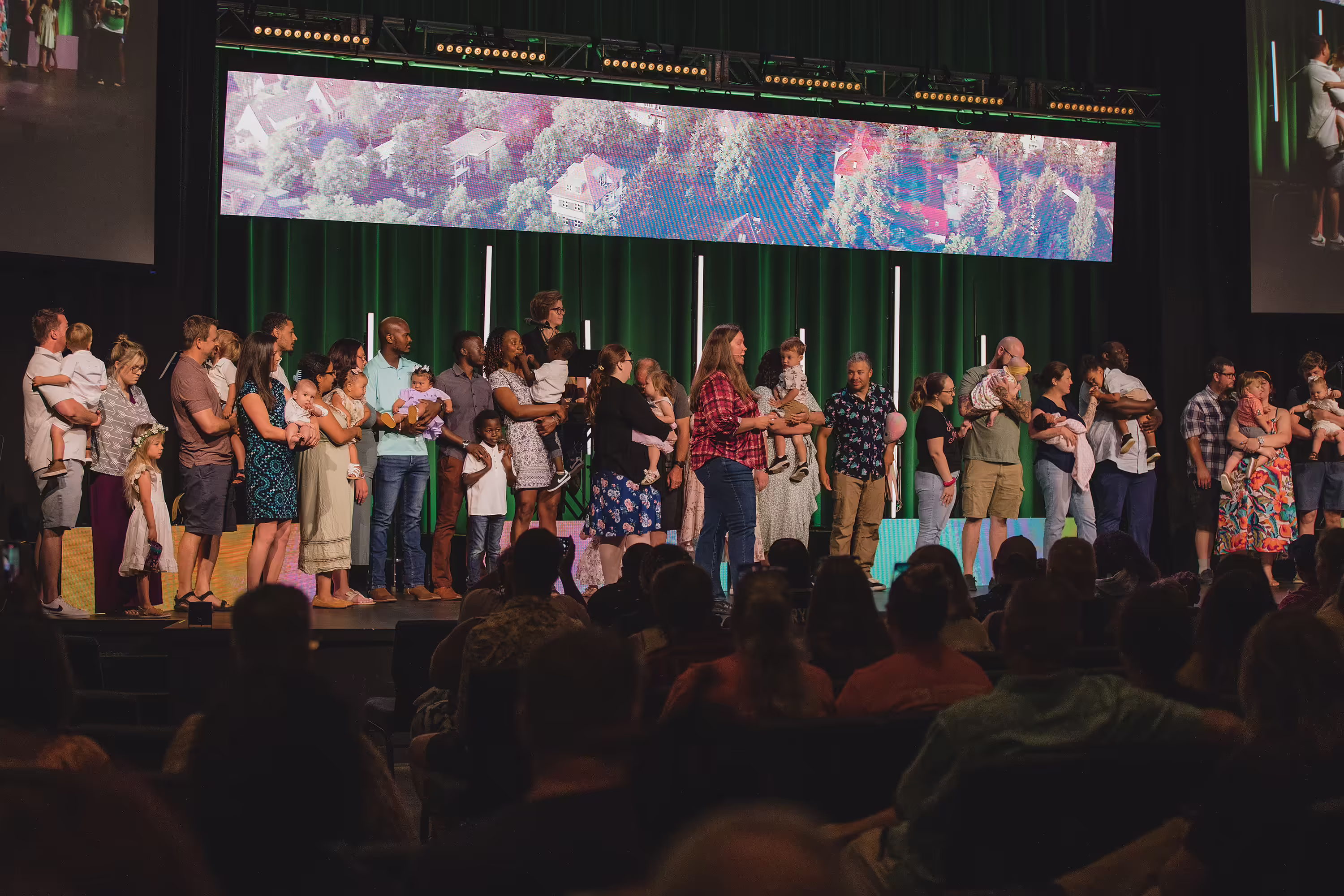 image of decorated altar during service (for a church & cathedral)