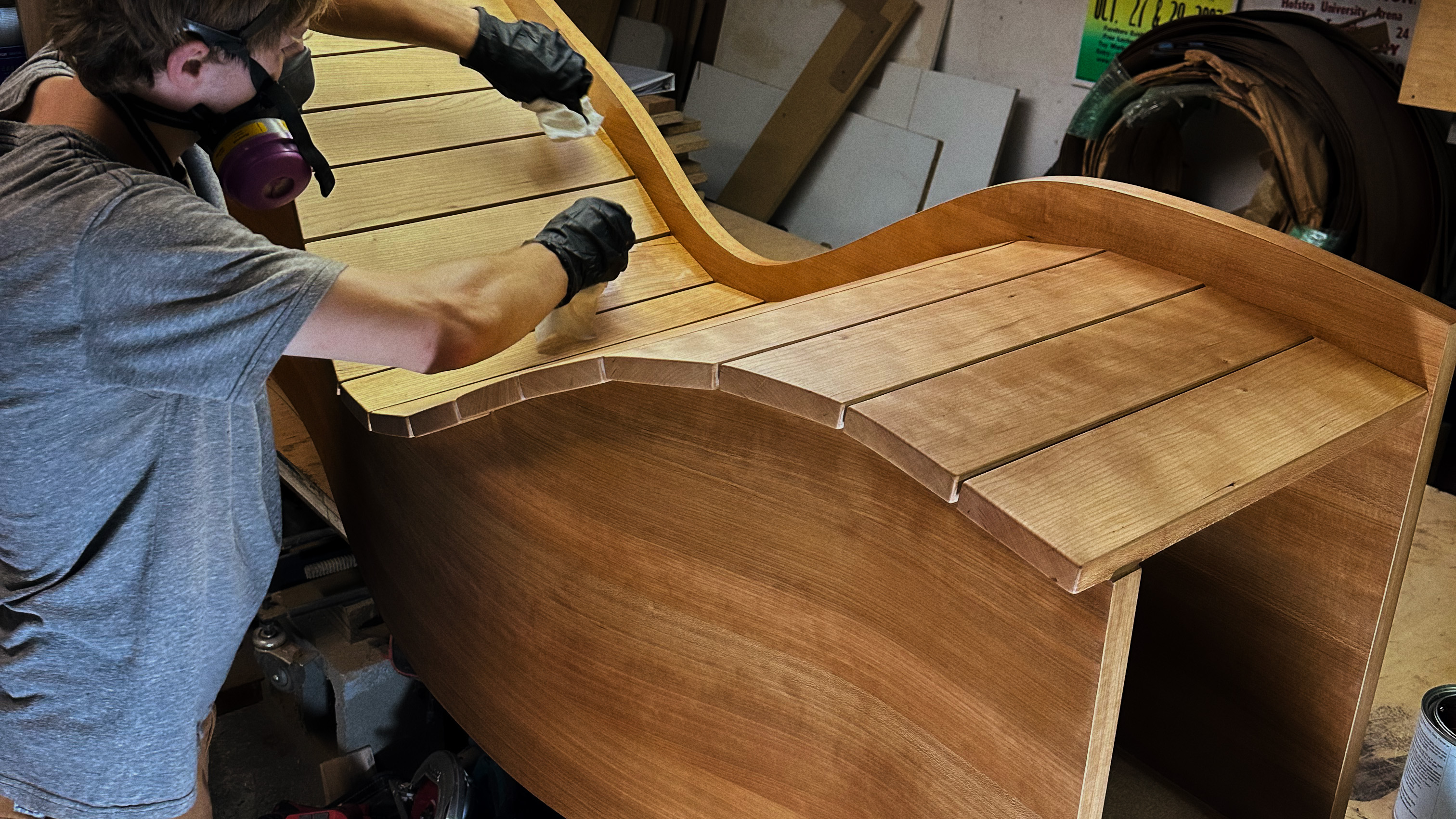 Finishing of a Chaise Lounge