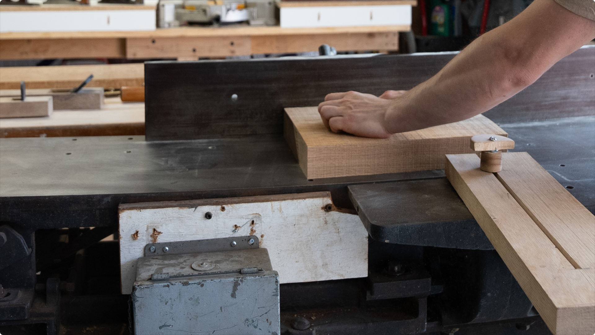 Close up of the Tablesaw - Dean Dauplaise