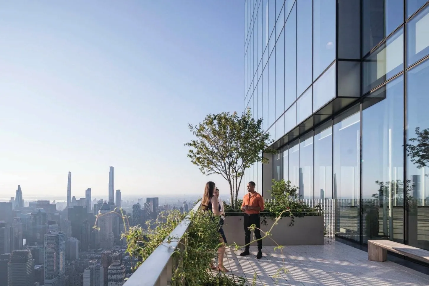 The Spiral roof terrace