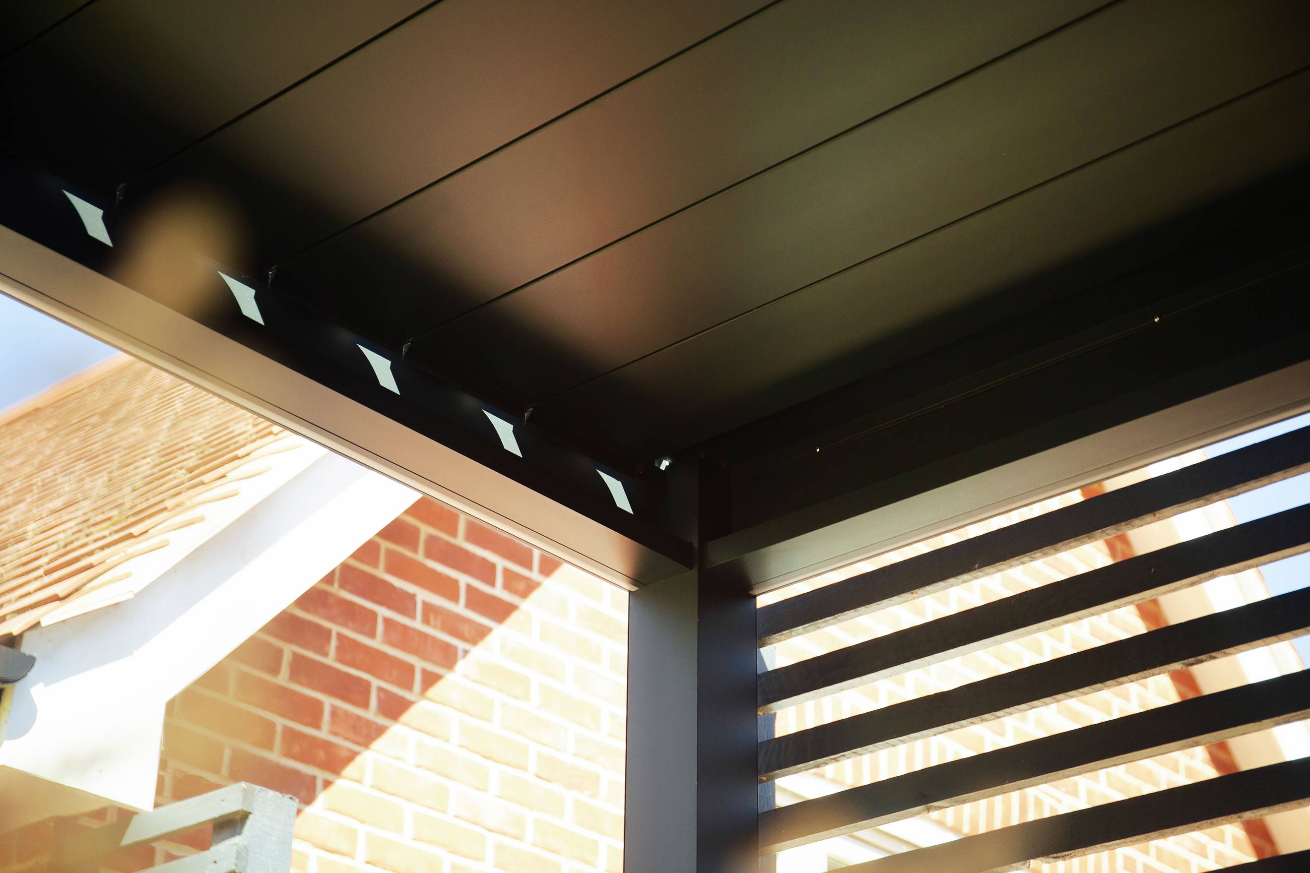 Close up of Pergola interior detail