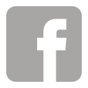 Facebook logo inside a rounded square.