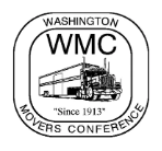 Logo of Washington Movers Conference featuring a moving truck and the text 'Since 1913'.