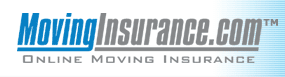 Logo of MovingInsurance.com with tagline Online Moving Insurance.